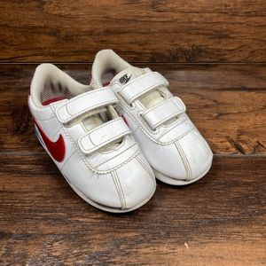 Nike Cortez size 8C white red blue toddler infant sneaker